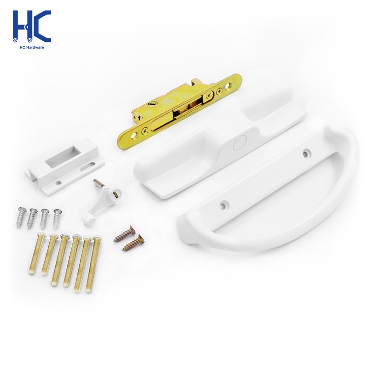 sliding patio door handle set