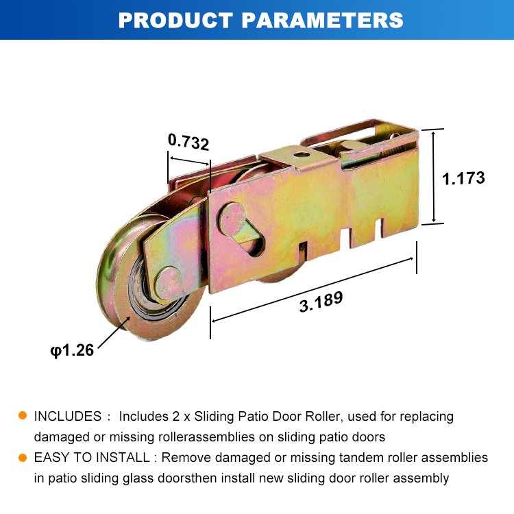 sliding glass door roller hardware