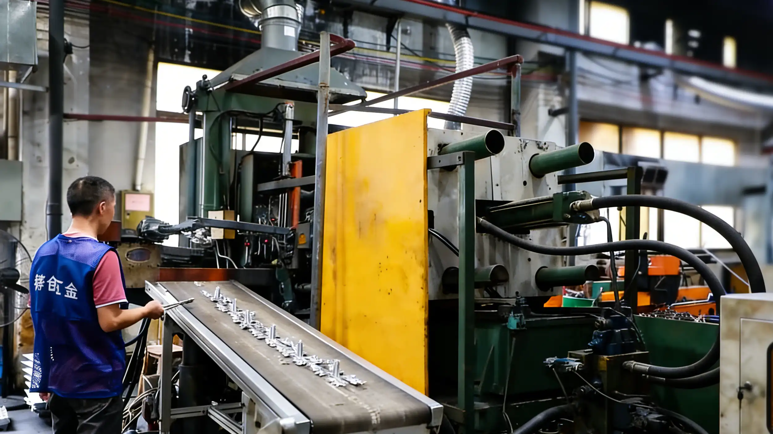 Die casting factory production line