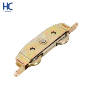 HC-PJS-173-S sliding door and window roller assembly, yellow zinc finish