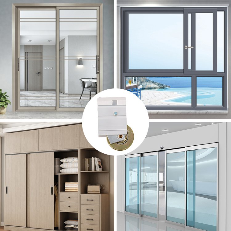 HC-F5106-S sliding door and window roller wheel side view