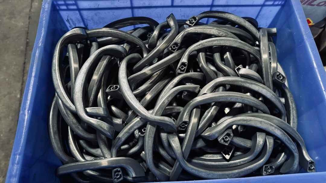 Die-cast handle blanks indicating deep manufacturing capacity