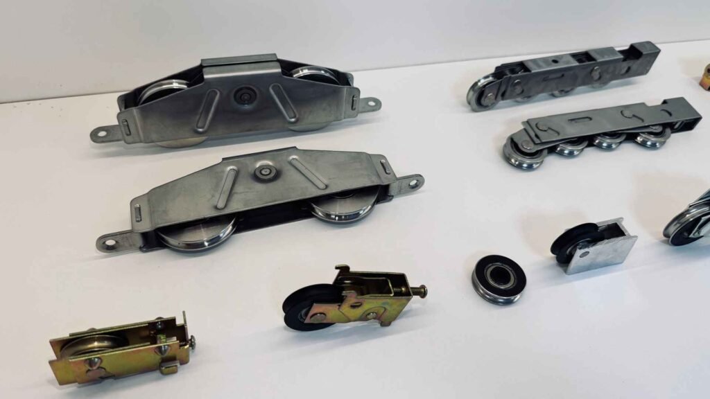 Sliding door roller hardware sample, multi-style metal pulley accessories for aluminum windows