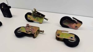 Sliding door roller hardware sample, multi-style metal pulley accessories for aluminum windows