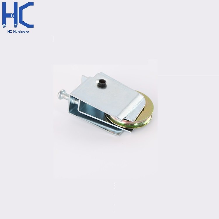 HC-F5111-S Galvanized Single Wheel Sliding Door Window Roller Wheel, Aluminum Profile Sliding Hardware from HC Hardware