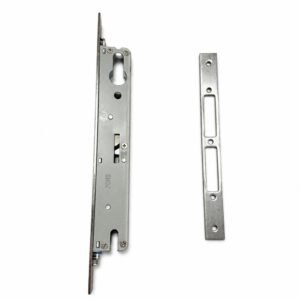 SS201 stainless steel sliding door double hook mortise lock body with keeper